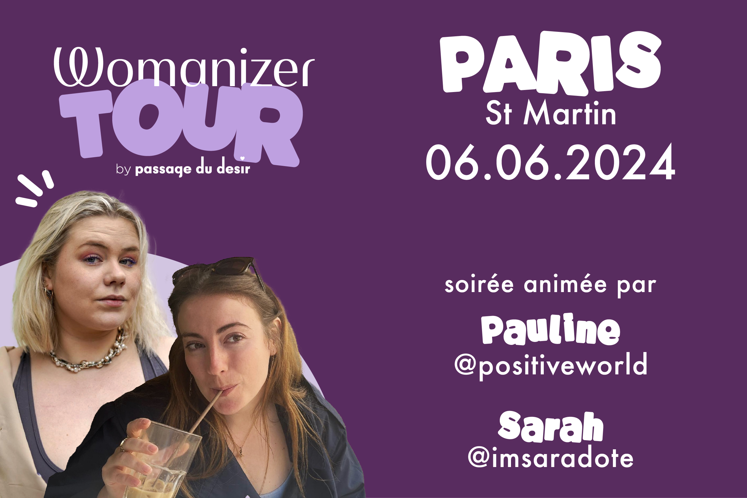 Womanizer tour Paris boutique Sainte Croix